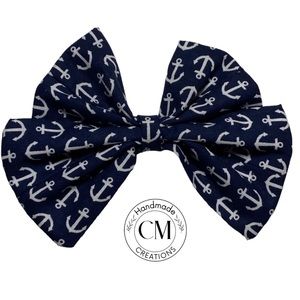 Anchor bow barrette